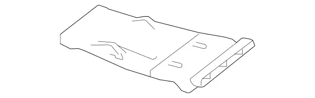 2128311946 - Heating and Ventilation: Air Duct for Mercedes-Benz: E250, E350, E400, E550, E63 AMG, E63 AMG S Image image