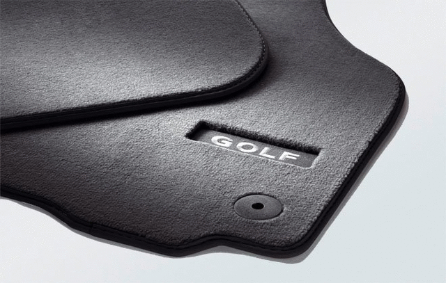 1K1061270PBRYJ - Interior: Front, Carpeted Floor Mats, European Style for Volkswagen: Golf, GTI Image