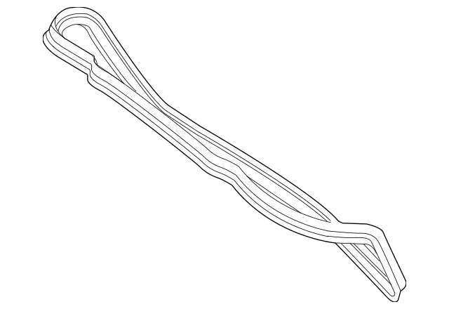 2387504800 - Trunk Lid: Sealing Frame for Mercedes-Benz: E400, E450, E53 AMG Image image