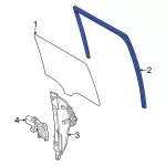 NZ6Z6025766A - : 2022-2023 Ford Maverick - Run Channel for Ford: Maverick Image