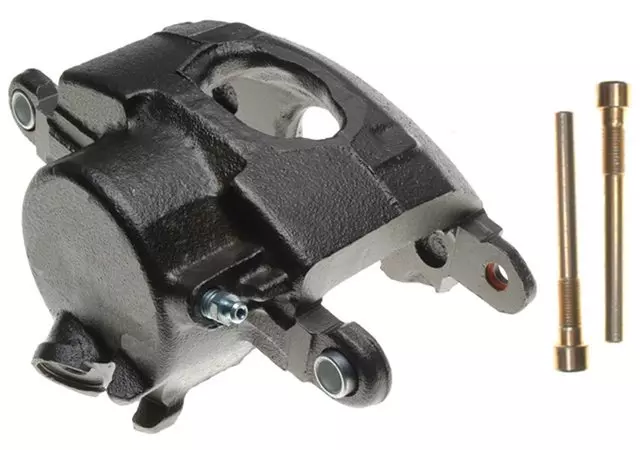 18FR624 - Brake: Front Driver Side Brake Caliper for Buick: Commercial Chassis, Electra, LeSabre, Roadmaster | Cadillac: Brougham, Commercial Chassis, DeVille, Fleetwood | Chevrolet: Astro, C/K Pickup, Caprice, Commercial Chassis, G10, Impala, R10, Suburban C10, Suburban R10 | GMC: C1500 Pickup, G1500, R1500 Pickup, Safari, Suburban C1500, Suburban R1500 | Oldsmobile: 98, Custom Cruiser, Delta 88 | Pontiac: Parisienne, Safari Image
