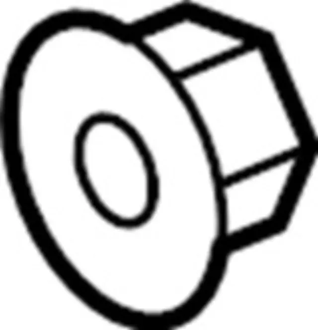 402626RA1A - : Outer Tie Rod Castle Nut for Infiniti Image