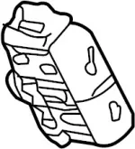 252105DA1A - : Lock Switch for INFINITI: QX30 Image