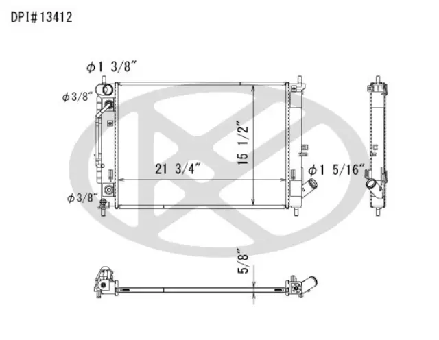A13412 - Cooling Systems: Koyorad Radiator for Koyo Image