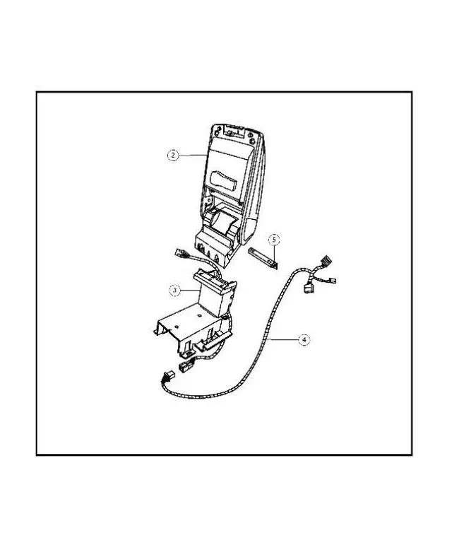 1BY971J8AD - Mopar Accessories - Component Parts: Dvd Player for Chrysler: 300 | Dodge: Charger, Magnum Image