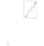 2125000775 - : Reservoir Hose for Mercedes-Benz Image