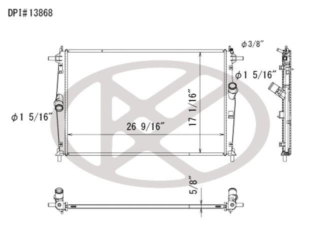 A13868 - : Koyorad Radiator for Koyo Image