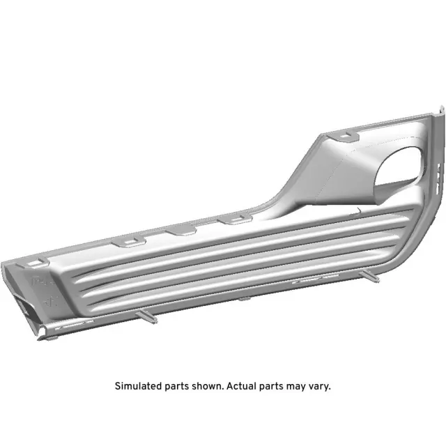 84406666 - : Black Front Passenger Side Fog Lamp Bezel for GMC: Terrain Image