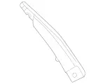 1568200044 - Electrical System: Wiper Arm for Mercedes-Benz Image