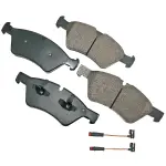 EUR1123 - Brake: Akebono EURO Ultra Premium Ceramic Disc Brake Pad Kit for AKEBONO Image