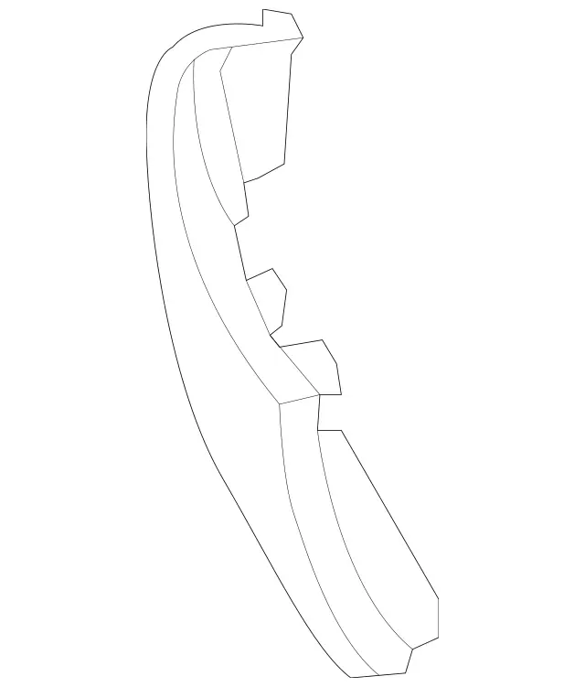 2188850026 - Attachment Parts: Cover Flap for Mercedes-Benz Image