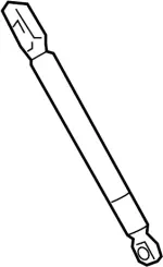 E0C501BA1KNW - Body: Value Advantageâ„¢ STAY ASSY BACK DOOR for INFINITI: EX35, EX37, QX50 Image