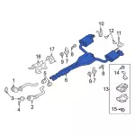 KR3Z5230P - : Muffler &amp; Pipe Assembly for Ford: Mustang Image