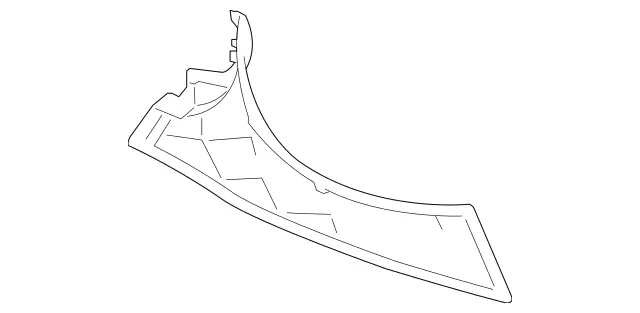 23068046368M68 - Body: Side Cover for Mercedes-Benz Image