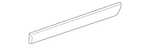 2116901162 - Covering and Lining: Strip for Mercedes-Benz: E320, E500, E55 AMG Image image