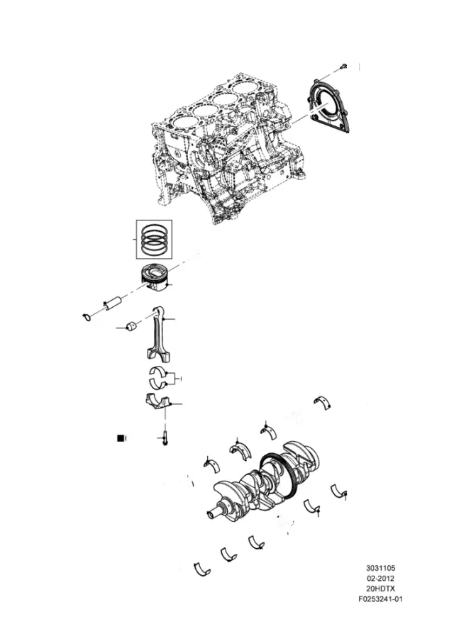 AG9Z6211B - Engine: Engine Connecting Rod Bearing for Ford Image