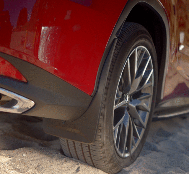 PU0604801TR1 - Exterior: Mudguards - Rear - Black for Lexus: RX350, RX450h Image