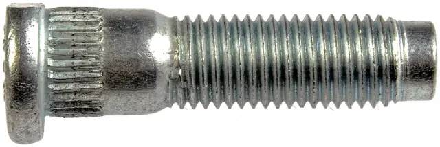610376 - : M12-1.50 Serrated Wheel Stud With Clip Head - 13.82mm Knurl, 49mm Length for Dorman Image