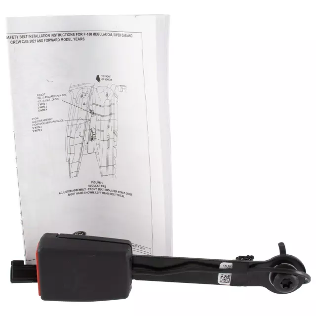 ML3Z1660044AF - : Center Buckle for Ford: F-150, F-150 Lightning, F-350 Super Duty Image