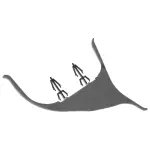 BK3Z61672A40A - Body: Lower Reinforced Insulator for Ford: E-Transit, Transit-150, Transit-250, Transit-350, Transit-350 HD Image