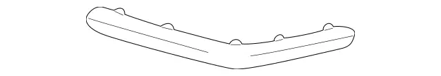 2038851721 - Body: Molding for Mercedes-Benz Image