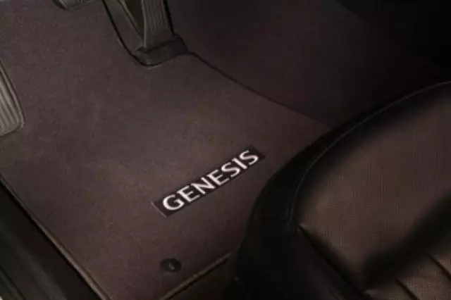 B1F14AU100RNB - Interior: Floor Mats, Carpet, Chocolate Black for Genesis: G80 Image