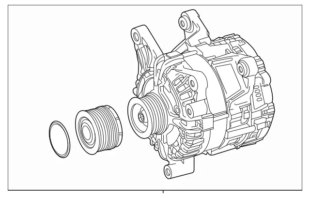 9068206 - : Three-Phase Alternator for Mercedes-Benz Image