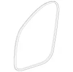 21369709009G44 - Body: Weather-strip On Body for Mercedes-Benz Image