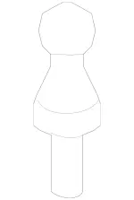 71803010208 - : Ball Stud for Mercedes-Benz: G55 AMG, G550, G550 4x4, G63 AMG, G65 AMG Image