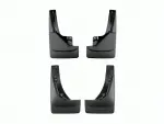 110147120147 - : Black MudFlap No-Drill DigitalFit® MudFlap Kit for WeatherTech Image