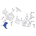 L1MZ9N454A - : Heat Shield - Driver's Side (LH) for Ford: Explorer, Police Interceptor Utility | Lincoln: Aviator Image