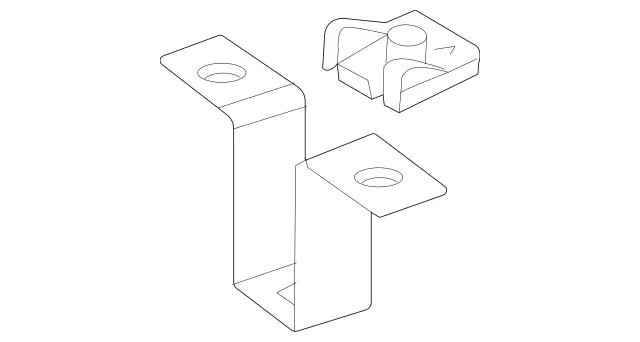 1675242700 - Chassis Sheet Metal/Air Intake: Holder for Mercedes-Benz: GLE350, GLE450e, GLE580, GLS450, GLS580, GLS63 AMG, Maybach GLS600 Image image