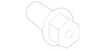 9904818 - : Spherical Collar Screw for Mercedes-Benz Image