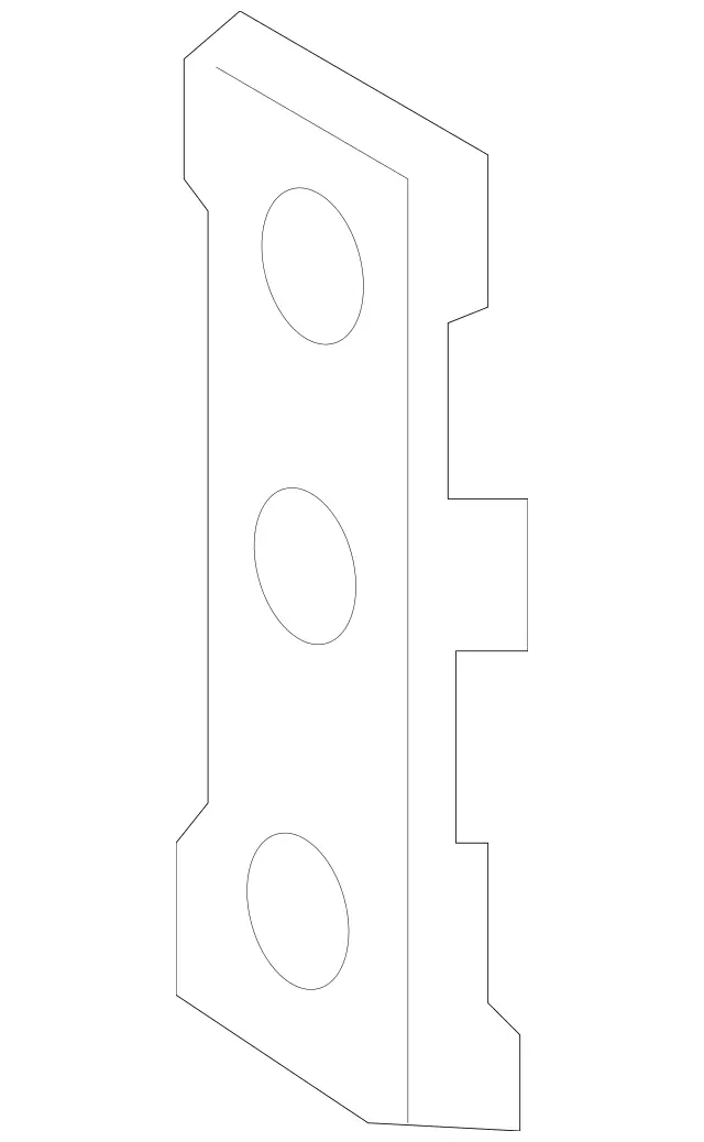2056802925 - Front-End Assembly, Front Panel: Dampening, Long. Member for Mercedes-Benz: AMG GT 43, AMG GT 53, AMG GT 63, AMG GT 63 S, AMG GT 63 S E Performance, C350e, C400, C43 AMG, C450 AMG, C63 AMG, C63 AMG S, CLS450, CLS53 AMG, E300, E350, E400, E43 AMG, E450, E53 AMG, E63 AMG S, GLC300, GLC43 AMG, GLC63 AMG, GLC63 AMG S Image image