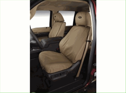 Seat Covers - Front Captains - Charcoal - Ford (VFL3Z-15600D20-BB)