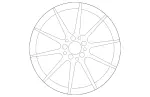 19040112007X45 - : Wheel Exchange Spoked for Mercedes-Benz Image