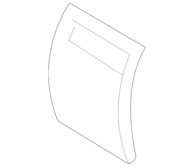 22168010178L72 - Body: Rear Case for Mercedes-Benz Image