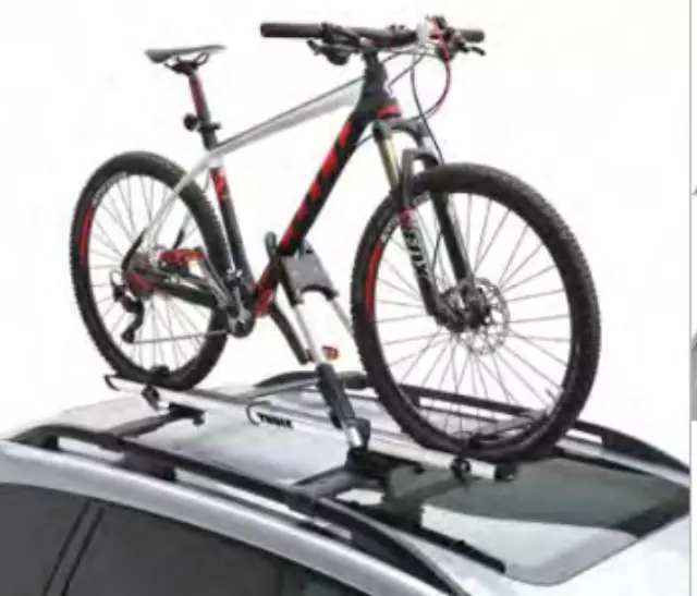 SOA567B020 - Hauling: Bike Carrier - Roof Mounted for Subaru: Ascent, Crosstrek, Forester, Impreza, Legacy, Outback, Solterra, WRX, XV Crosstrek Image