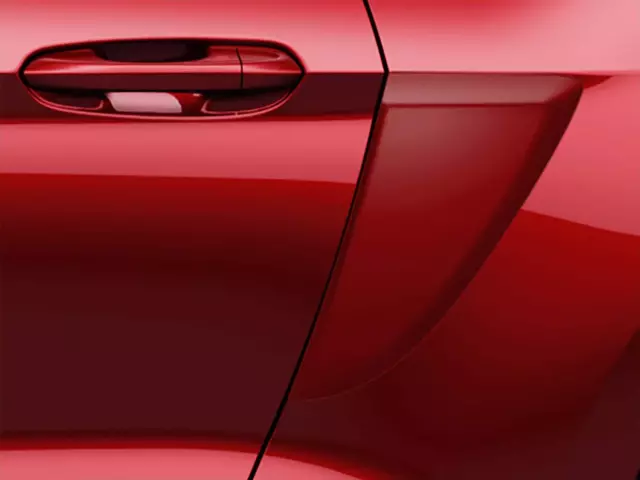VLR3Z63279D36AD - Exterior: Side Quarter Panel Scoop - Lucid Red for Ford Image