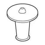 KV6Z5793A - Suspension: Upper Seat for Ford: Transit Connect Image