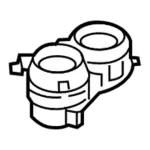 FT4Z5813562AL - : Cup Holder for Ford: Edge Image