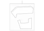 1566820230 - Attachment Parts: Dampening, Side Wall for Mercedes-Benz Image