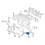 7L1Z7813560BB - Body: Cup Holder for Ford Image
