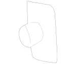 29880281 - Covering and Lining: Snap Fastener for Mercedes-Benz: SLK230, SLK320 Image