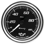 E7244 - : Gauge, Kit, Oil Press, 2" 0-100 PSI, 270 Degree Sweep, Mech, Chrome 7000 Series for Equus Image