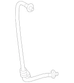 2185001272 - Radiator: Oil Line for Mercedes-Benz Image