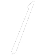 2068855500 - : Trim Strip for Mercedes-Benz Image