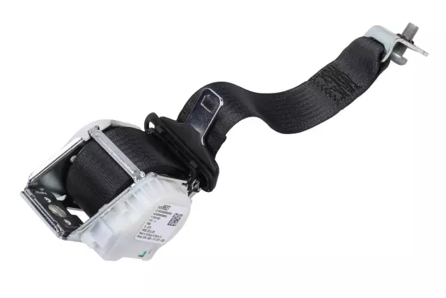19356310 - : Black Rear Driver Side Seat Belt with Retractor for GM Image