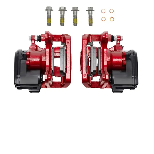85521935 - Exterior: Rear Brake Upgrade System - Edge Red for Cadillac: Escalade, Escalade ESV Image