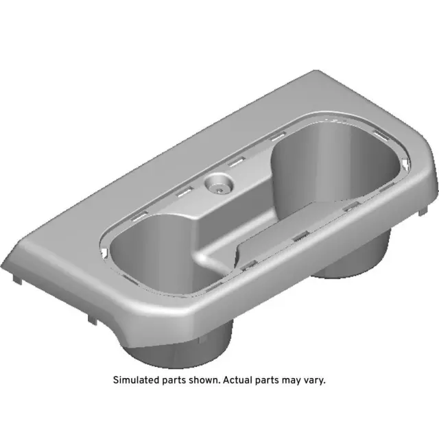 85554449 - : Rear Cup-Holder for Chevrolet: Silverado 1500, Silverado 2500 HD, Silverado 3500 HD | GMC: Sierra 1500, Sierra 1500 Limited, Sierra 2500 HD, Sierra 3500 HD Image